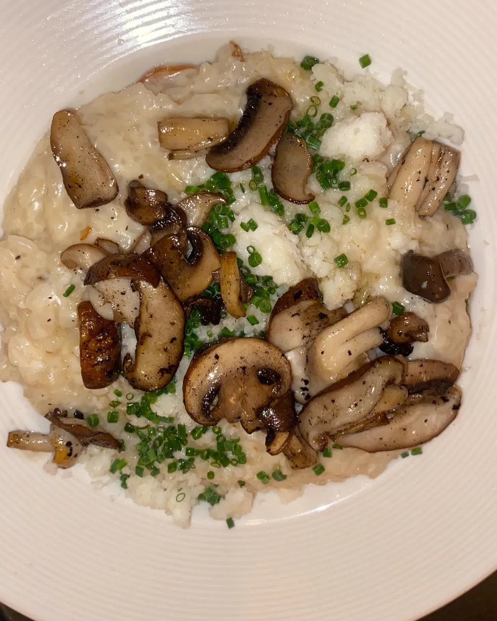 Risotto de setas con queso parmesano — Especiales, La Cocina del Gaidovar (Grazalema)
